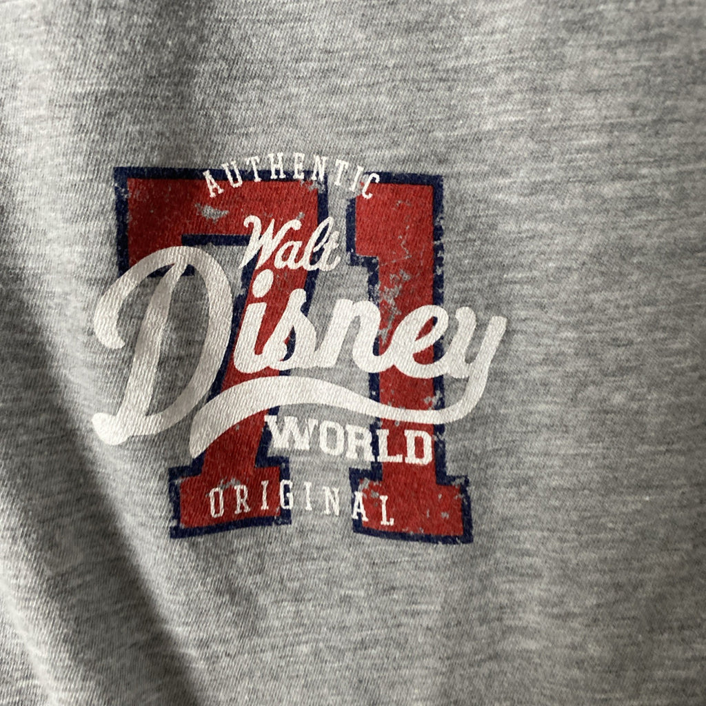 Disney Parks Walt Disney World Women's Basic Gray Logo Top Size XL D-14