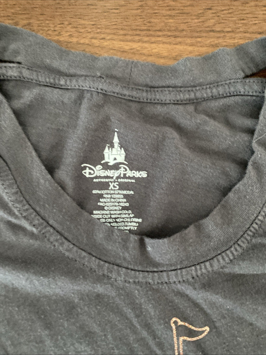 My Happy Place Castle Disney Parks T-Shirt Gray Graphic Short Sleeve Women’s XS