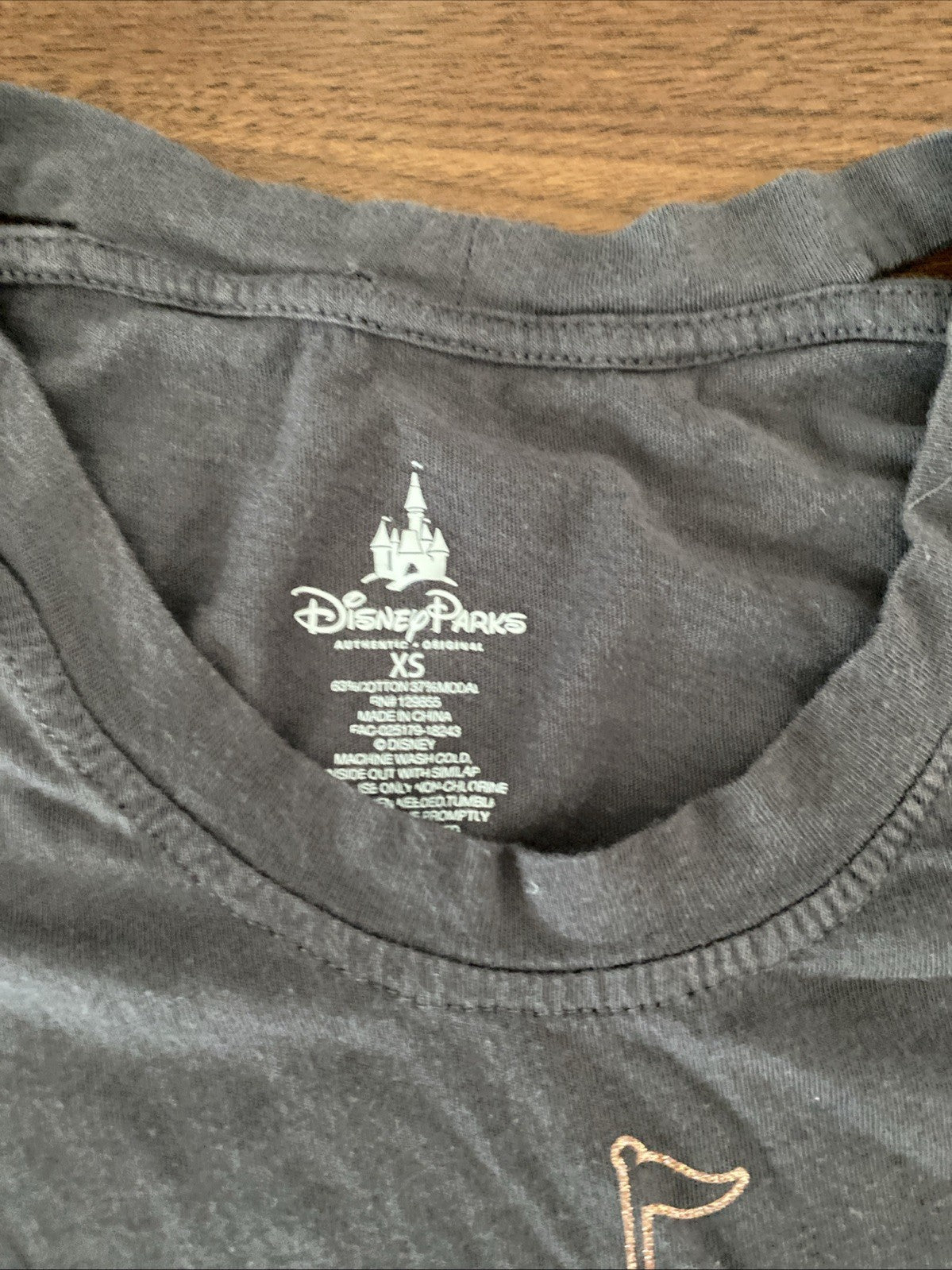 My Happy Place Castle Disney Parks T-Shirt Gray Graphic Short Sleeve Women’s XS