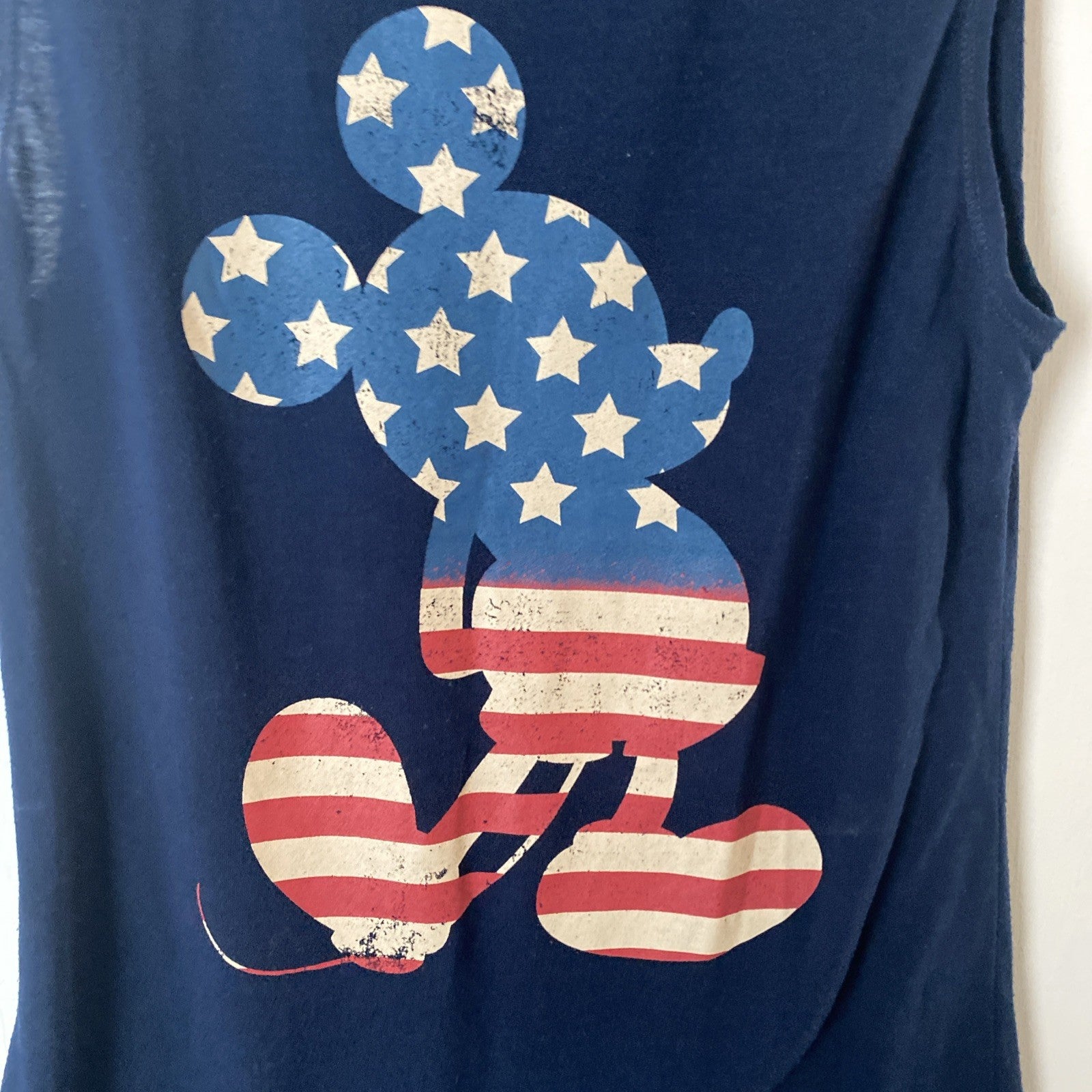 Disney Mickey Mouse patriotic tank top women’s size small