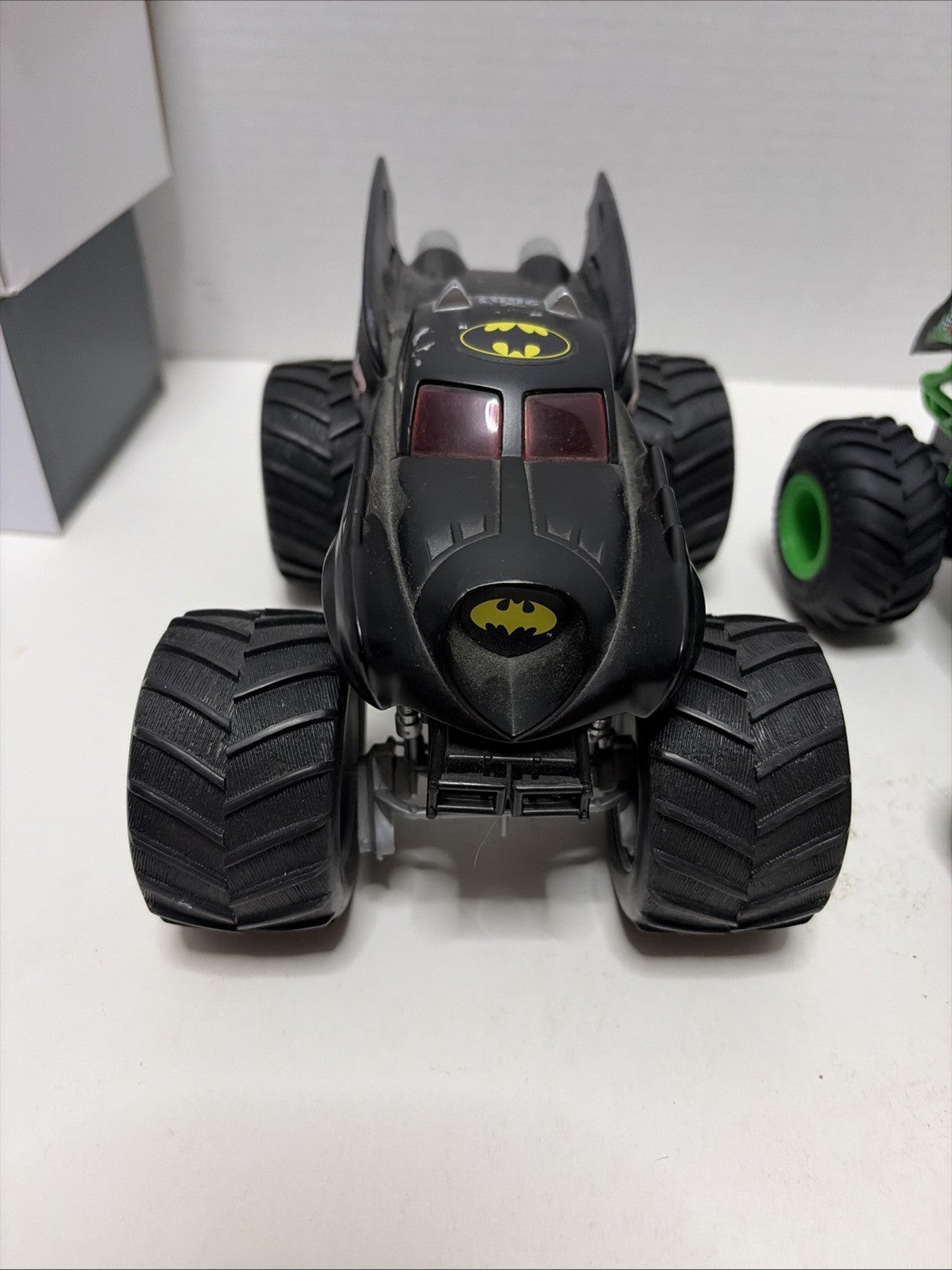 Hot Wheels Monster Jam Trucks Lot Of 2. 4”x7”. See Pic Batman And Grave Digger