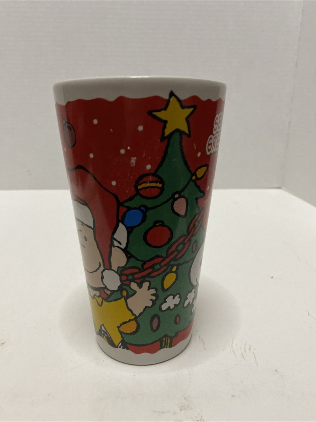 Charlie Brown Tall Christmas Mug