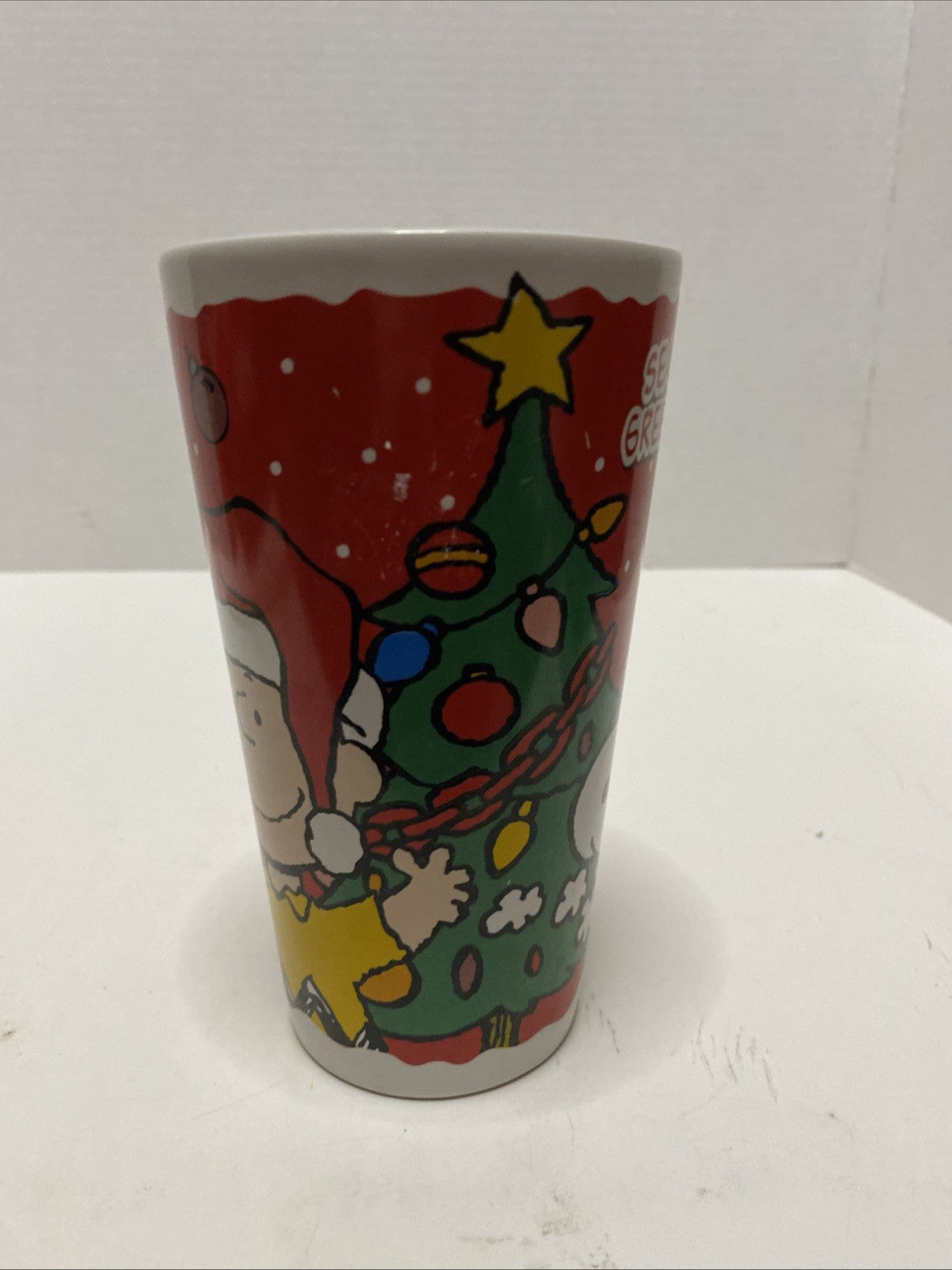 Charlie Brown Tall Christmas Mug