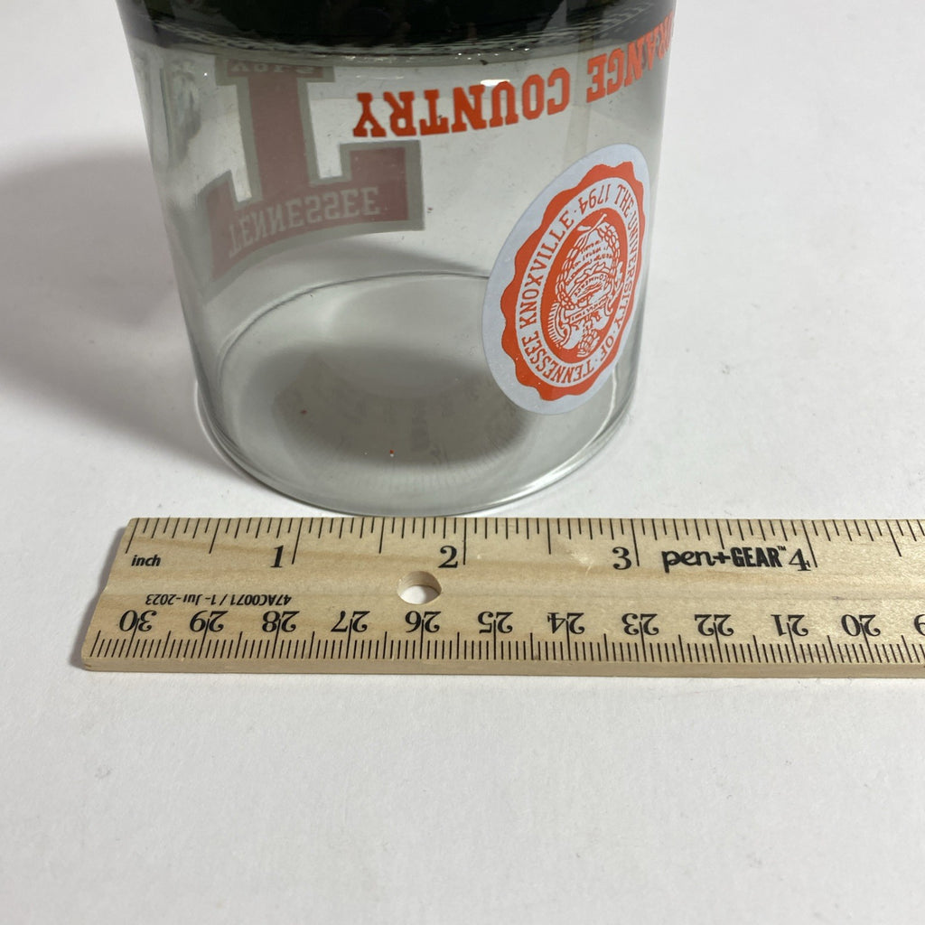 University Of Tennessee  Vintage Rocks Glass Cocktail Short Glass 3.5”