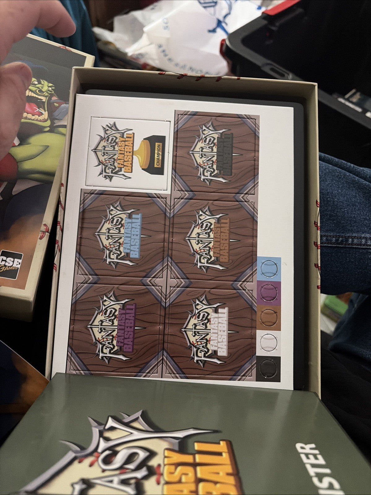 Fantasy Fantasy Baseball Board Game CSE Games Card Game Kickstarter 2016 NOB