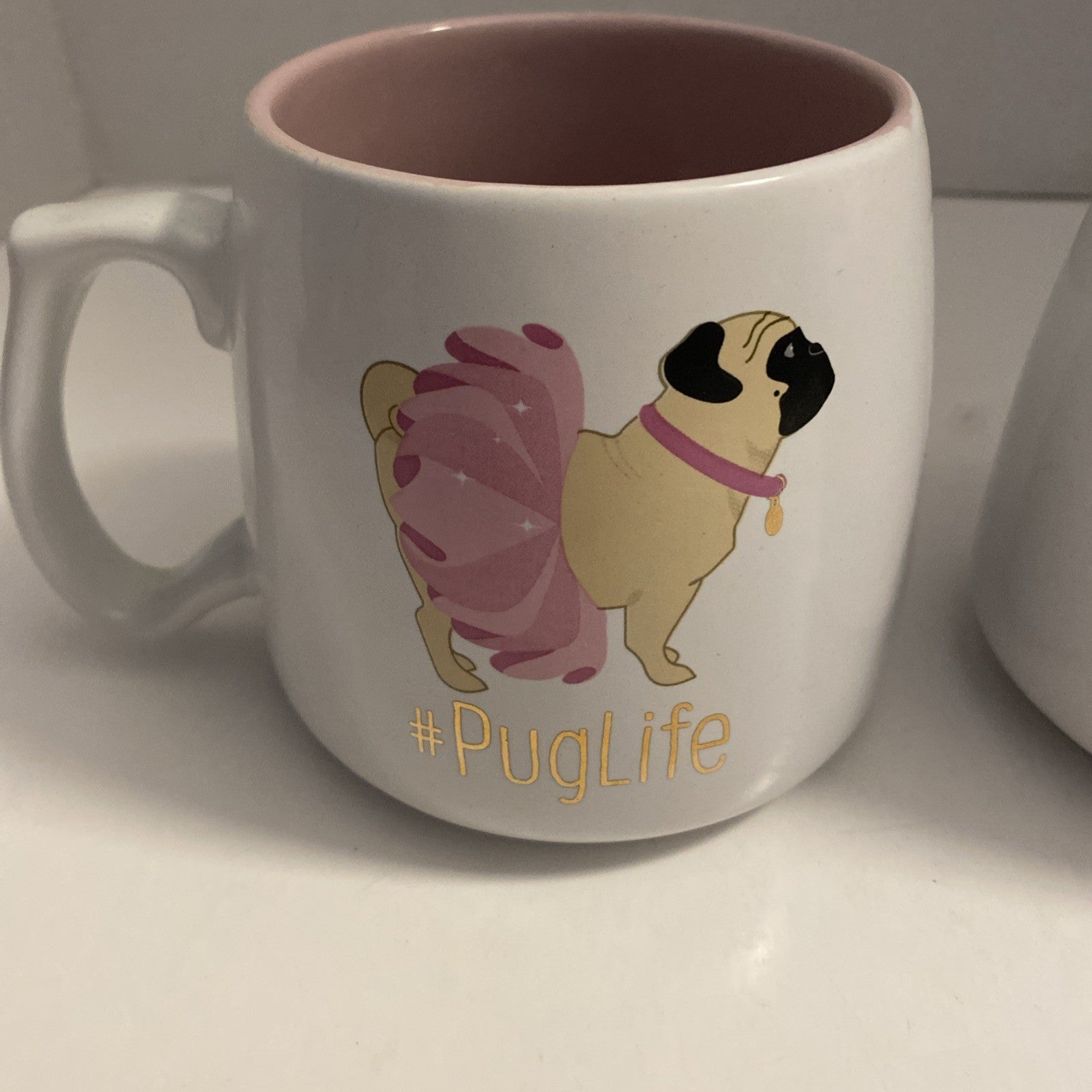 "TenStrawberry Street" #PUGLIFE Set Of 2 16oz Coffee/Tea Mugs - Female And Male