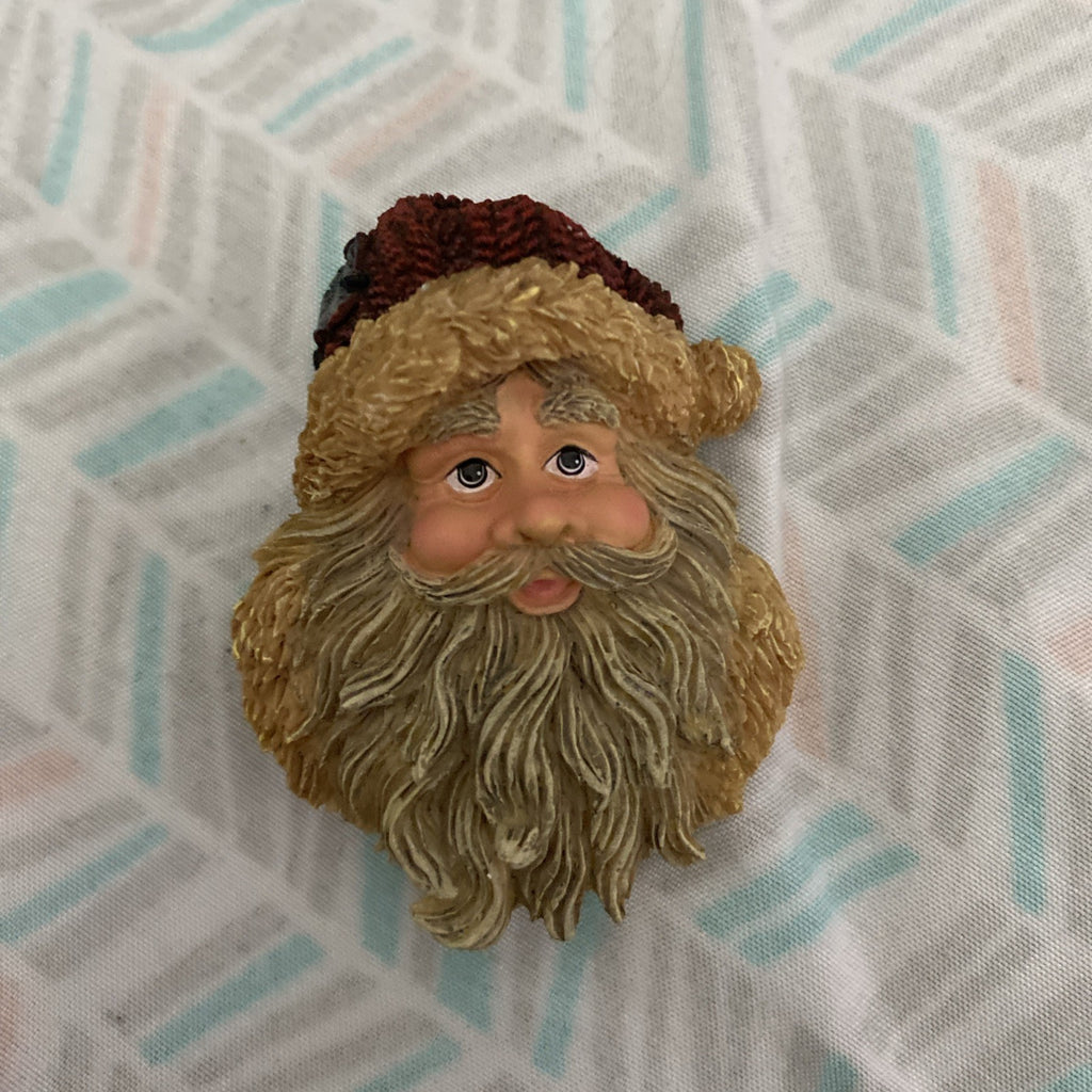 Vintage Christmas Boyd’s Bear  Style Santa Pin