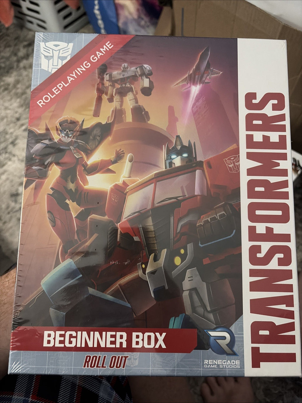 Renegade Game Studios: Transformers Roleplaying Game Beginner Box - Ages 14+ C7