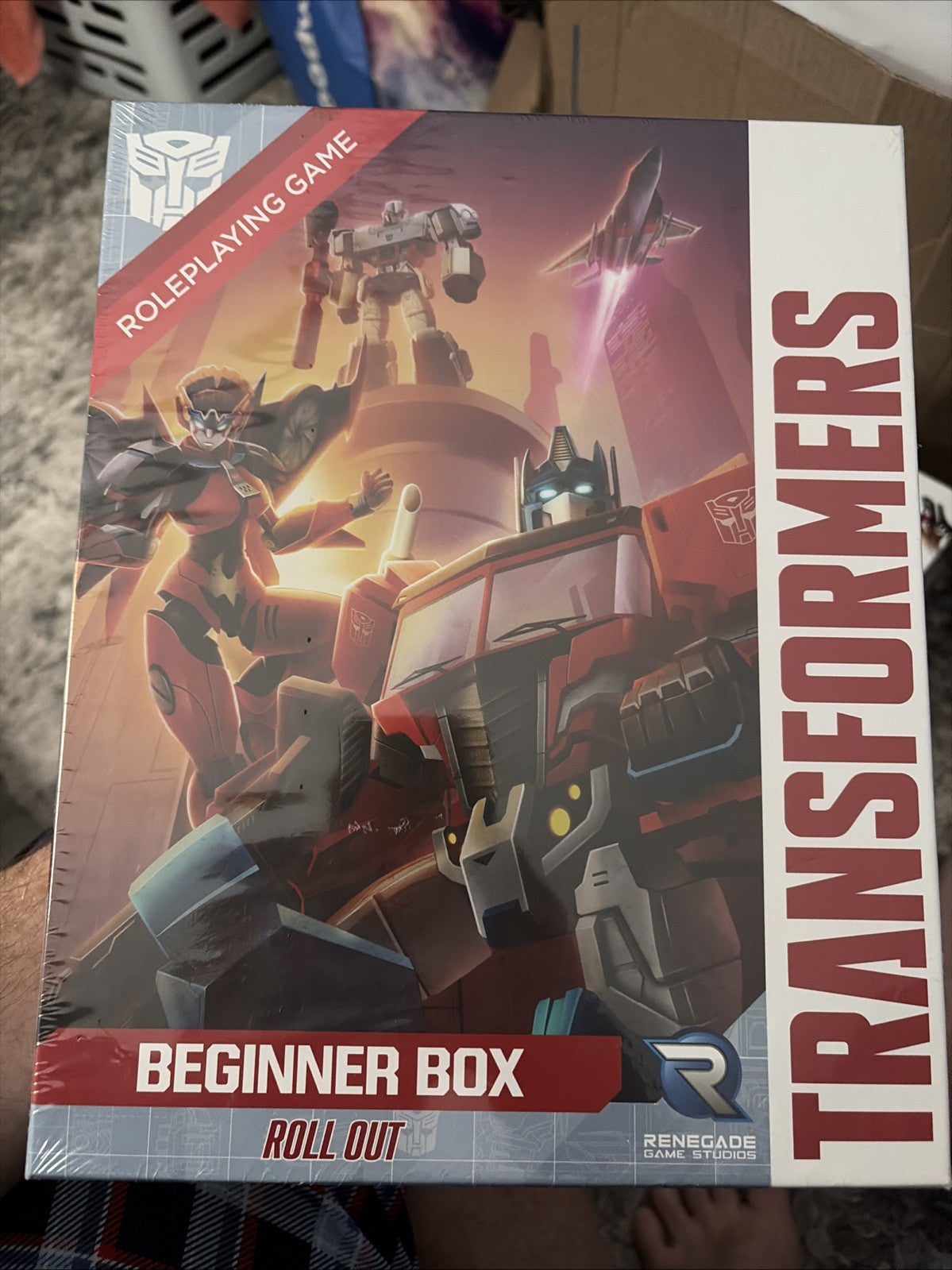 Renegade Game Studios: Transformers Roleplaying Game Beginner Box - Ages 14+ C7