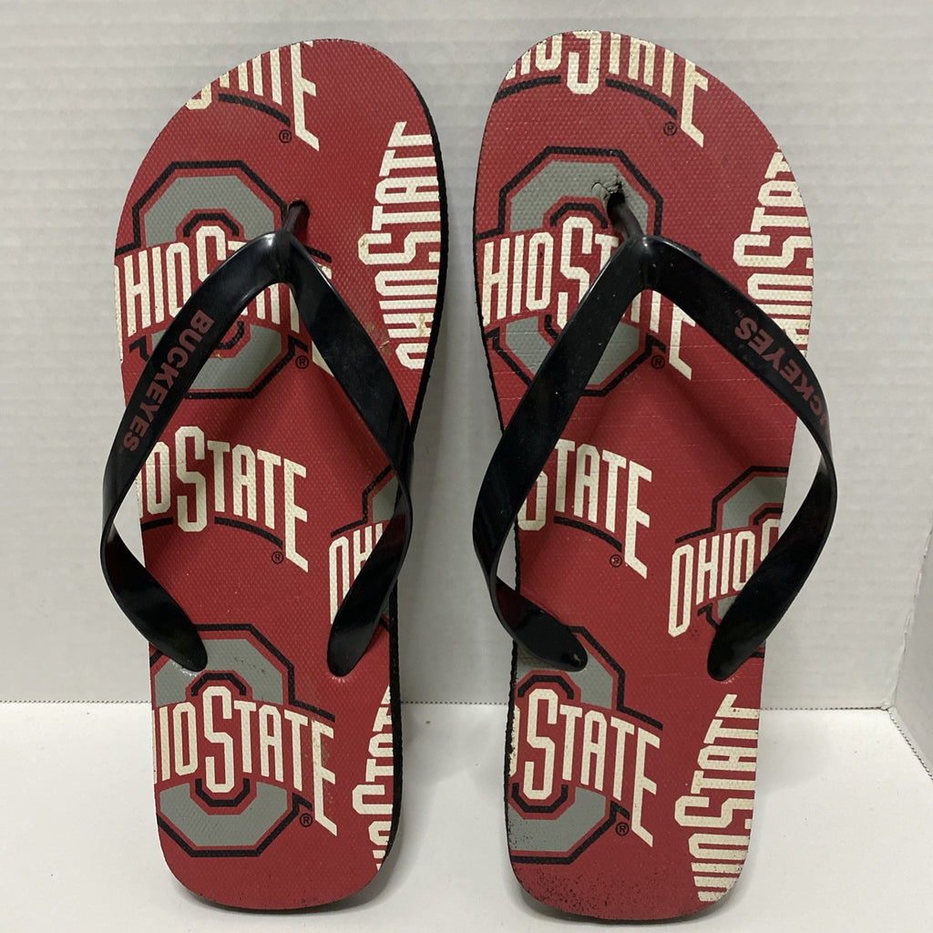 Ohio State Flip Flops preowned Unisex