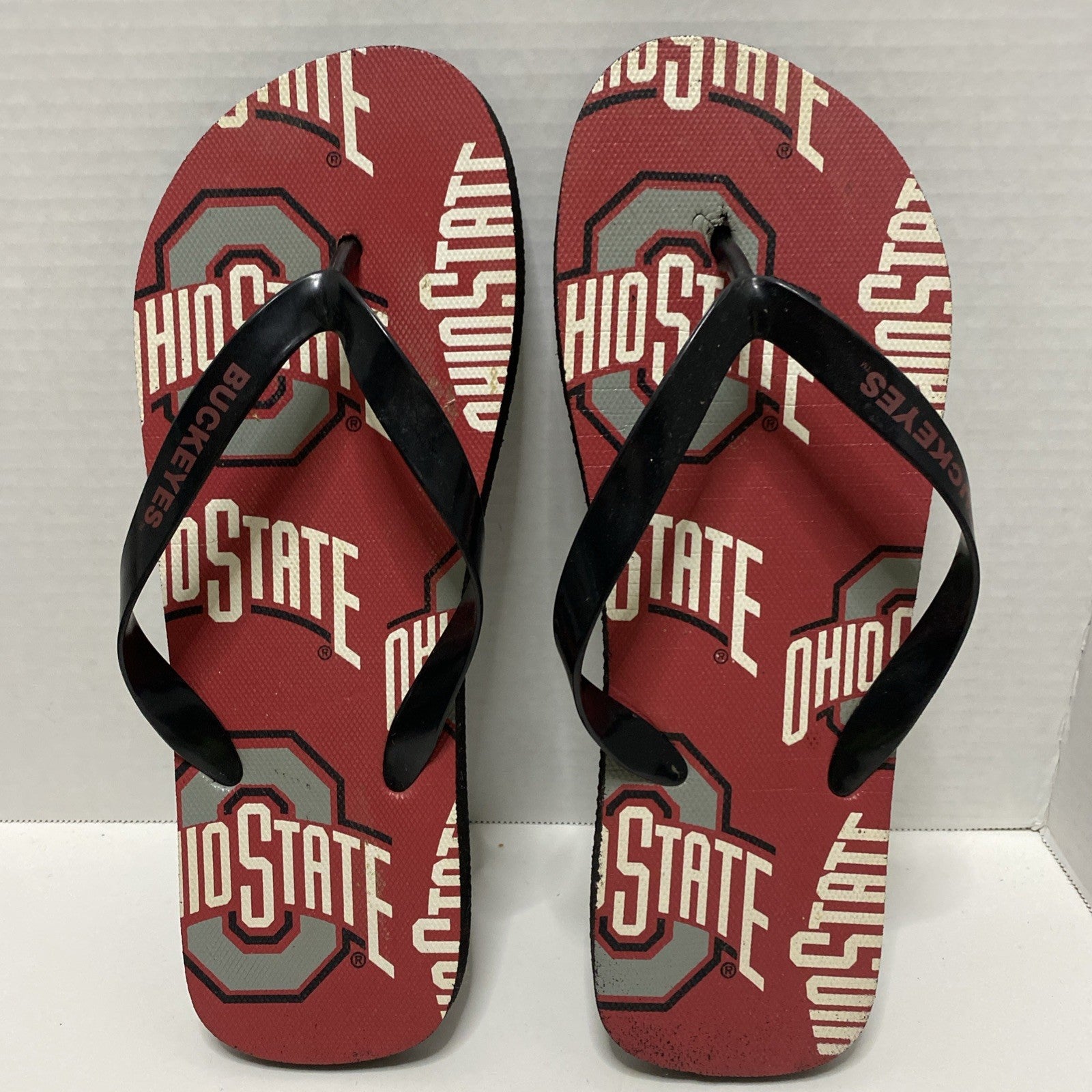 Ohio State Flip Flops preowned Unisex