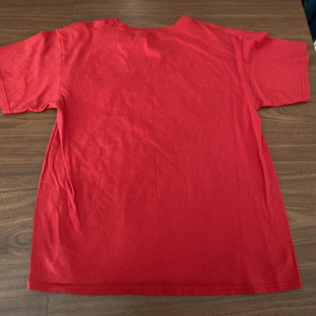 Adidas extra large pacesetter soccer club short sleeve T-shirt red