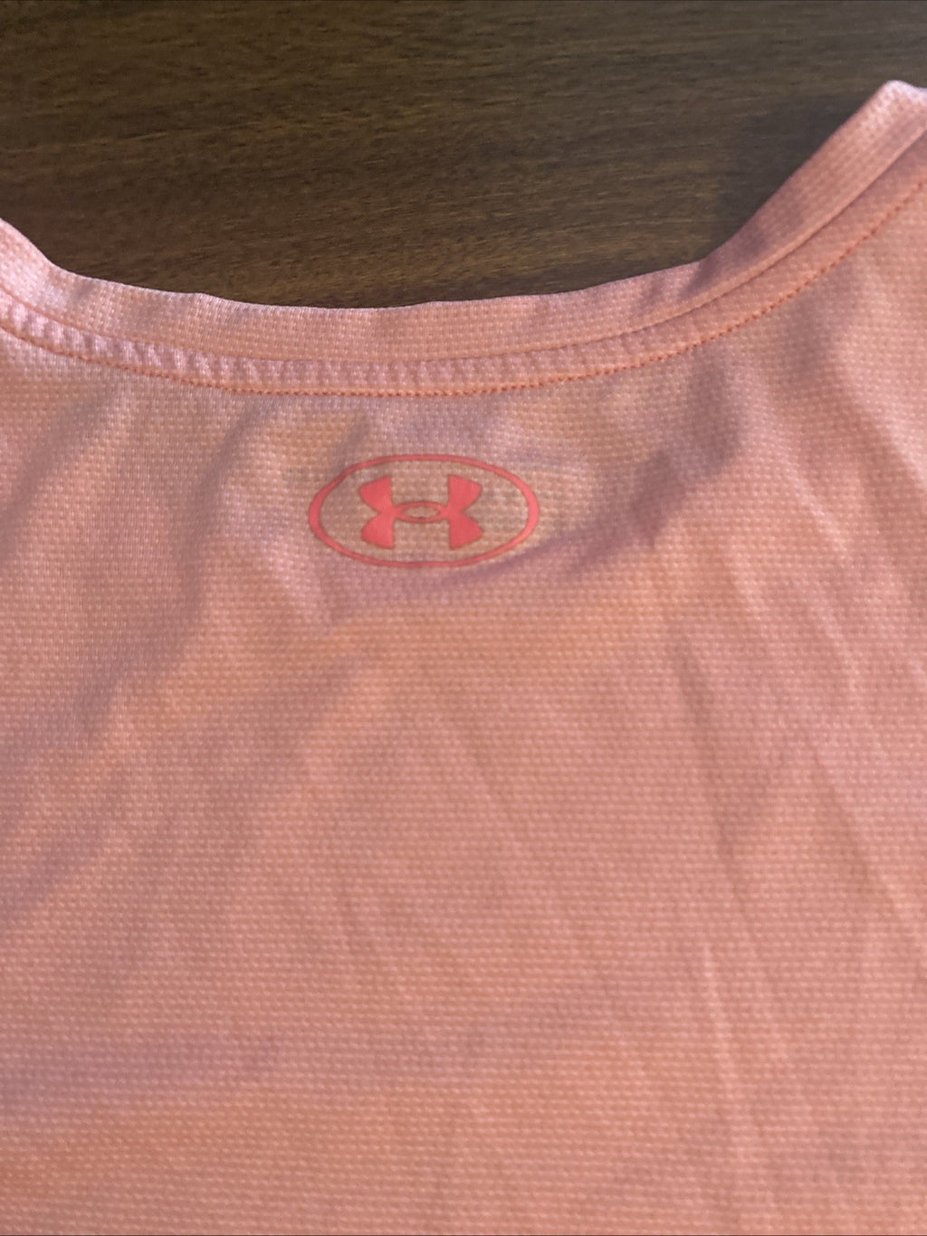 Under Armour Shirt Womens Large Orange Athletic Casual Training Outdoors Ladies