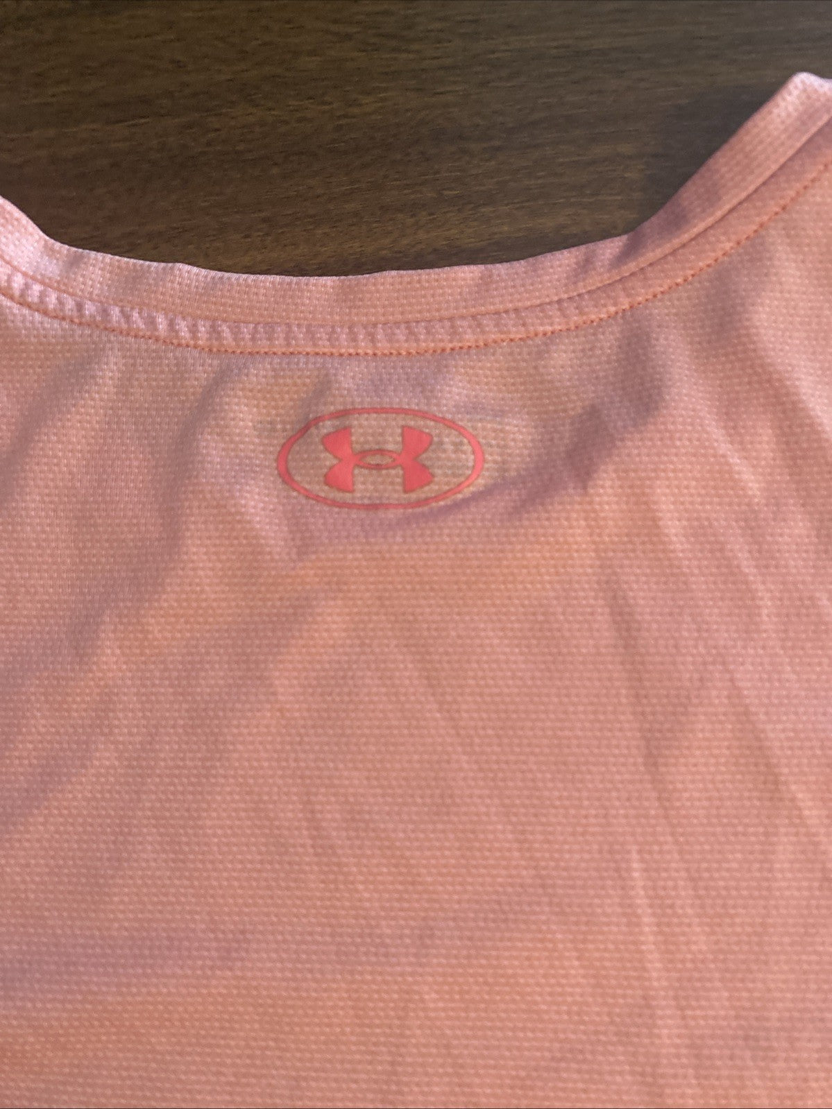Under Armour Shirt Womens Large Orange Athletic Casual Training Outdoors Ladies