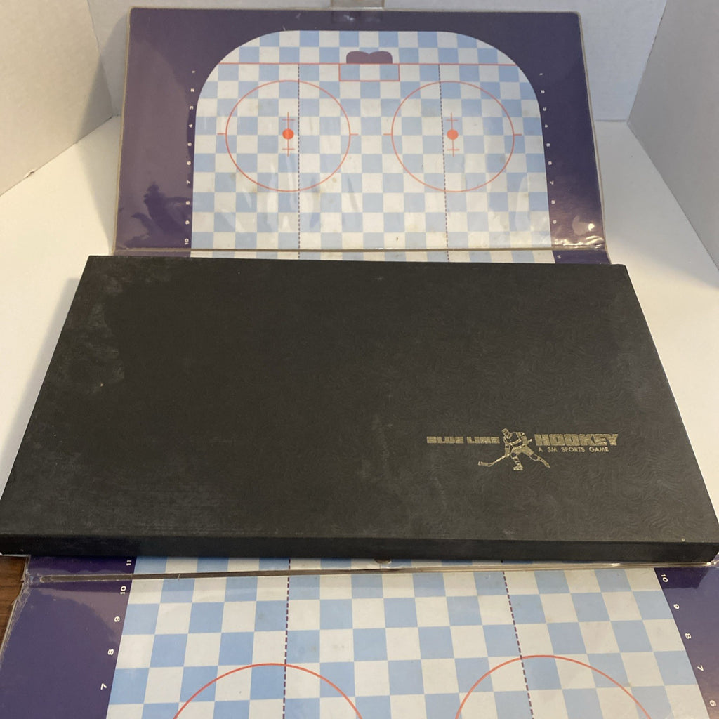 Vintage 1968 Blue Line Hockey Board Game 3M Sports Game Complete Vinyl Case