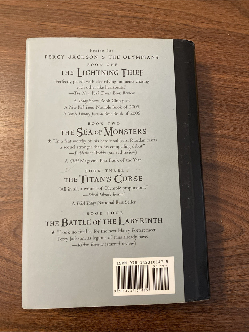 Percy Jackson The Last Olympian Hardcover 1st Edition  Series Book 5