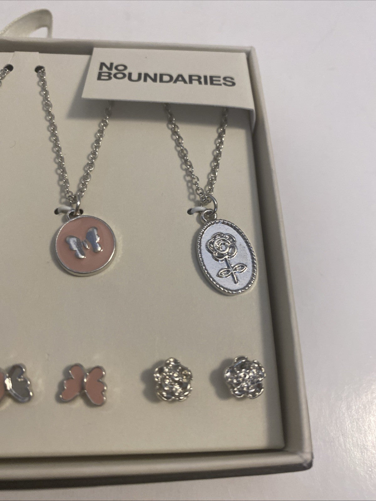 No Boundaries Five necklaces and Matching earrings sets