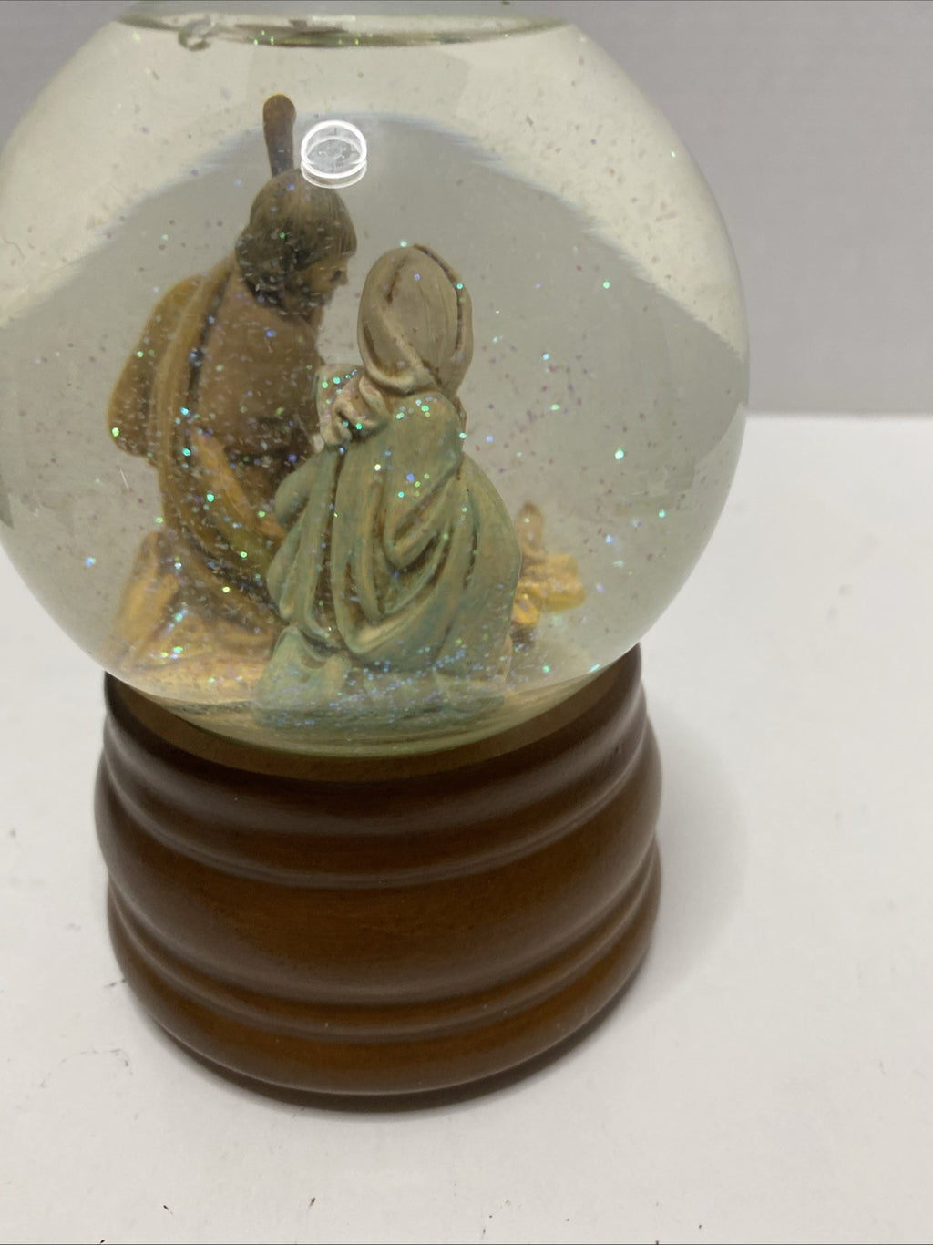 Fontanini Glitterdome Roman Inc Vintage Musical Holy Family O Holy Night  1989 