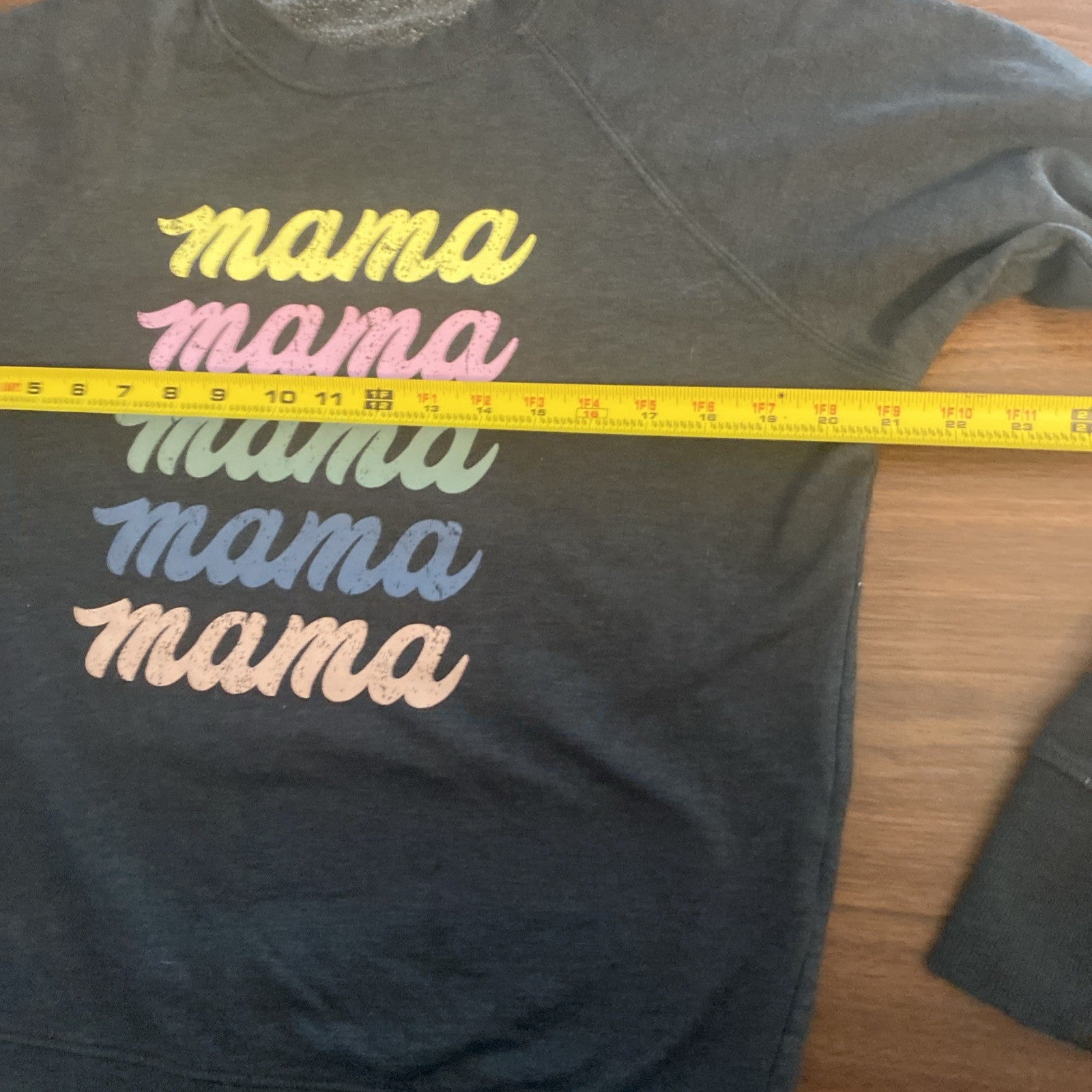 Maurices MAMA Black Pullover Sweatshirt Size XL