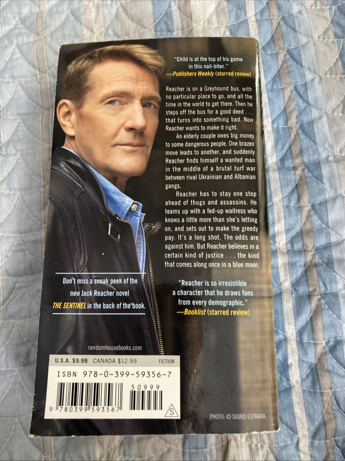 Lee Child- Blue Moon Jack Reacher Novel (Paperback Book) Good