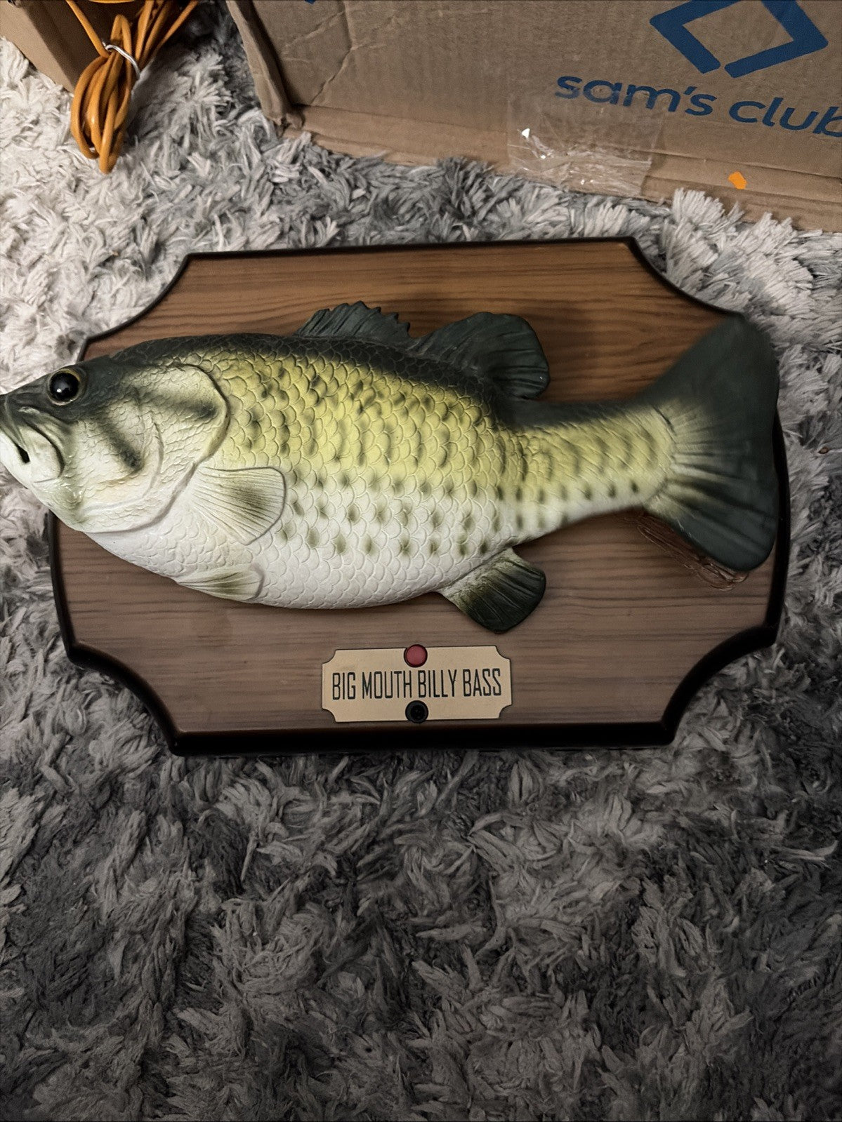 Big Mouth Billy Bass Gemmy 1999 Take me To The River Don’t Worry Be Happy Works