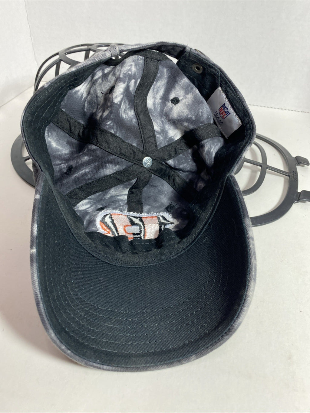 Cincinnati Bengals Hat Cap Strap Back Mens Marble ColorNFL Football Team Apparel