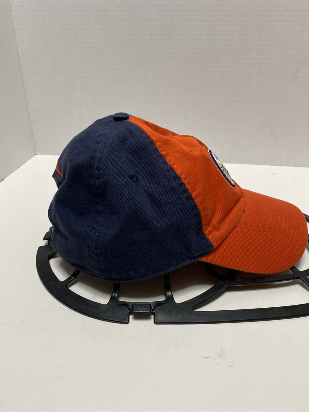 Illinois Fighting Illini Slouch Hat Jean Washed Buckle Back 2-Tone