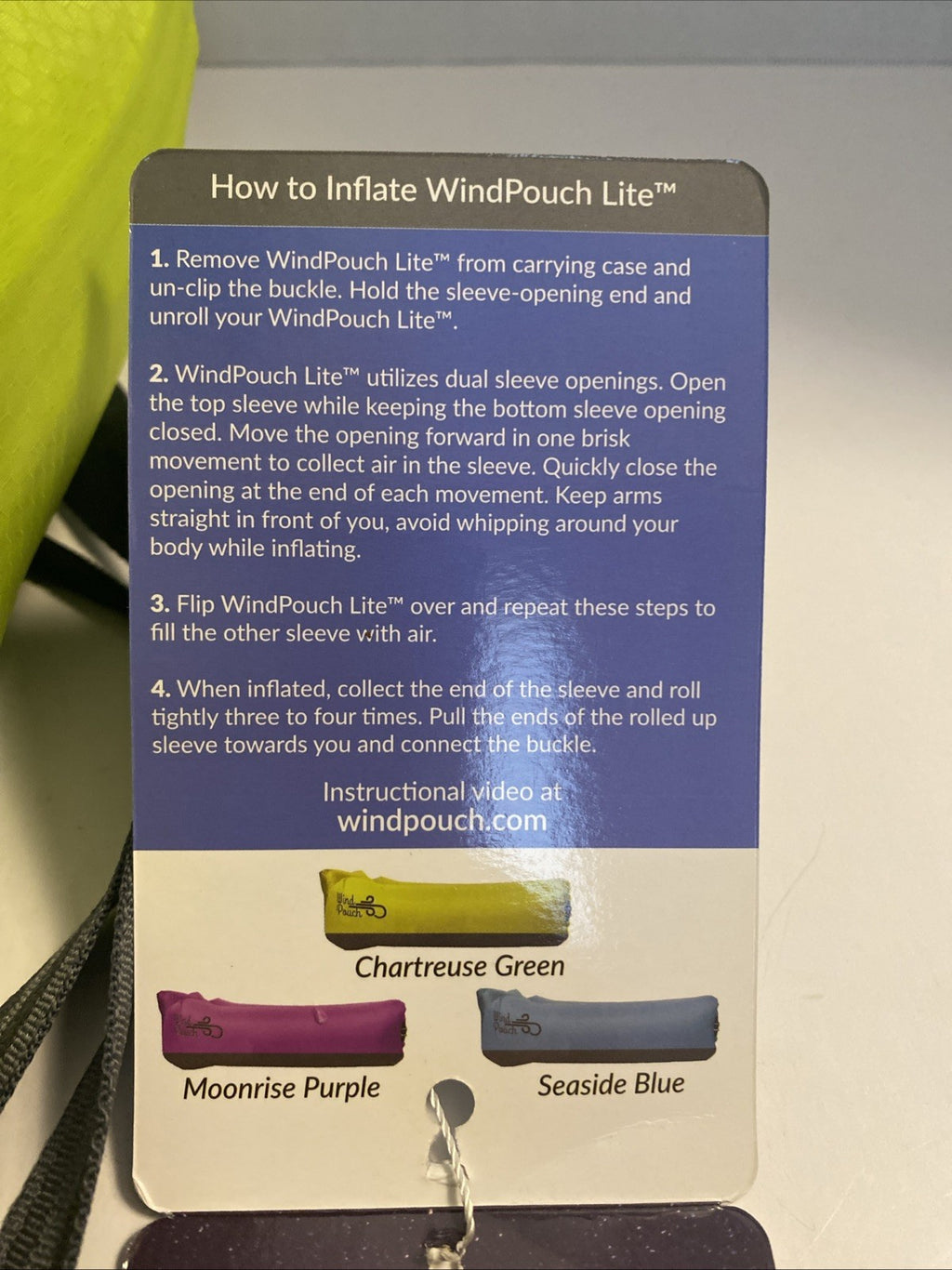 Lightweight & portable Wind Pouch  Hammock Air-Mock