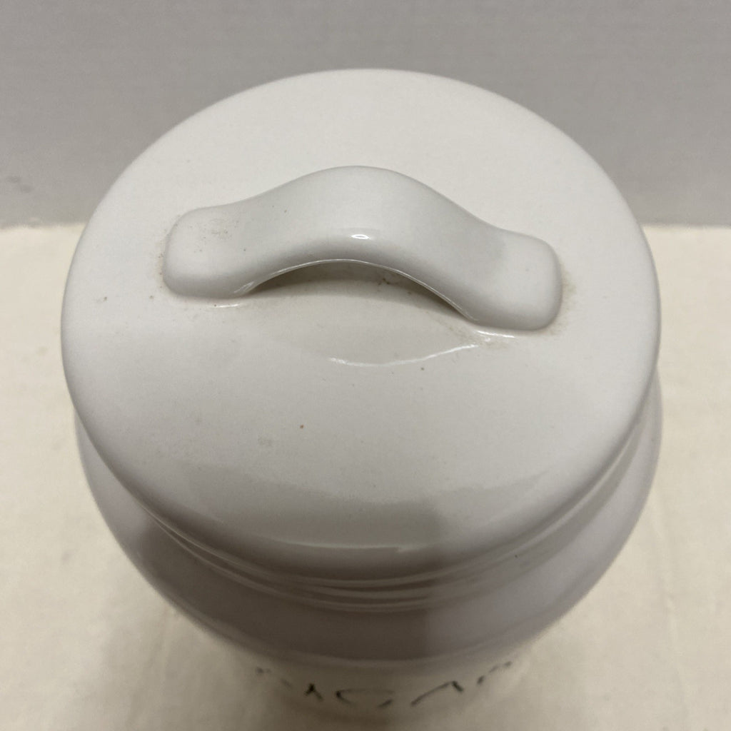 Rae Dunn ceramic large letters “Sugar” canister