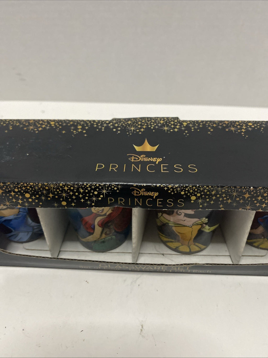 Disney Fashionista Princesses 4 Piece Mini Glass Set