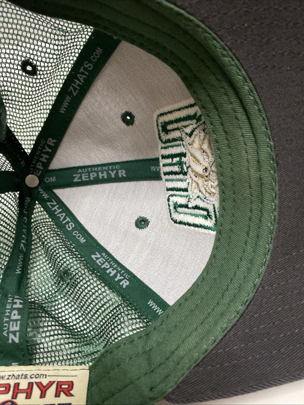 Zephyr the hat Ohio university bobcat trucker hat adjustable back