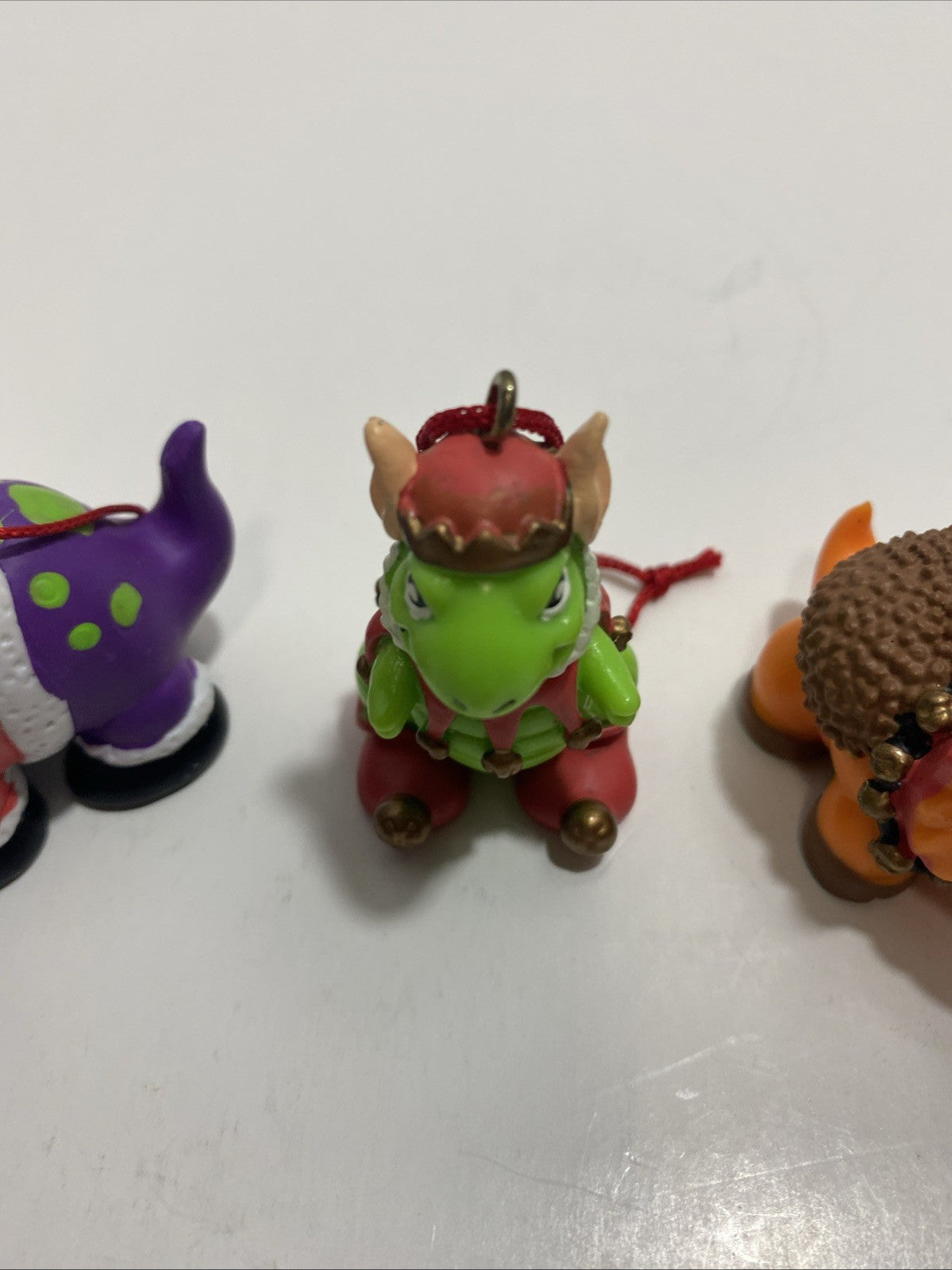 Vintage House Of LLoyd 1993 Christmas Around The World Dino Holidays Ornaments+1