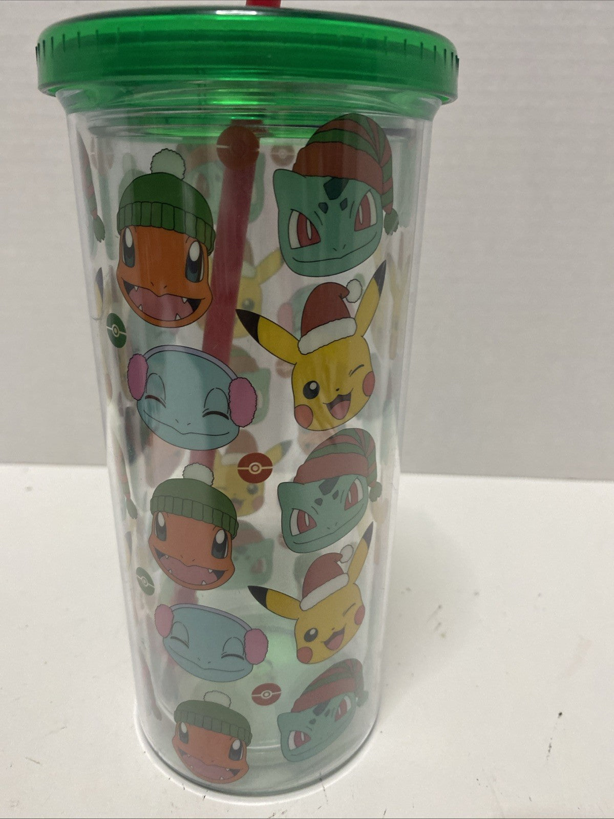 NEW Sleigh Bell Bistro Pokemon 20oz Christmas Tumbler 