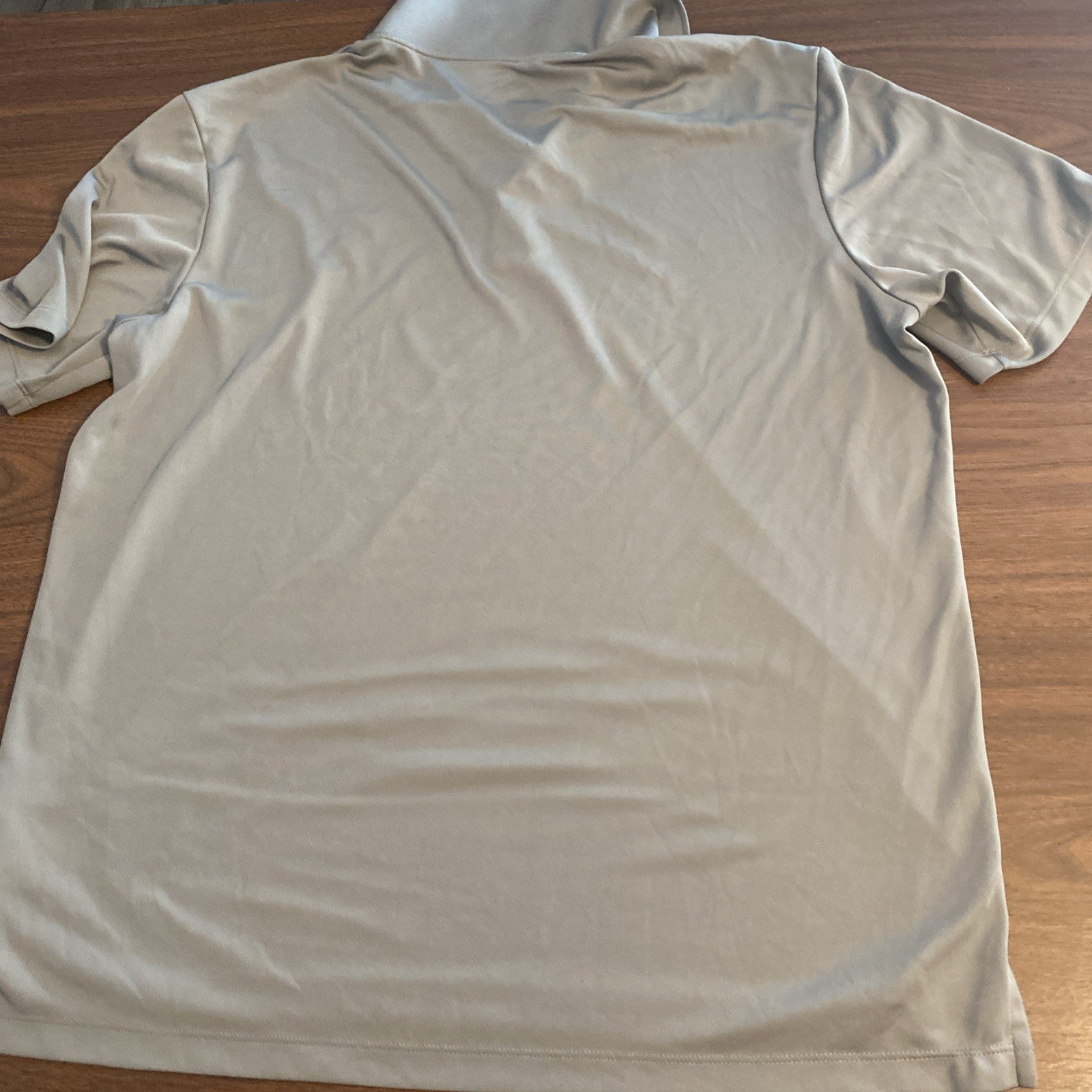 Adidas Golf Polo Gray Short Sleeve Size Large Lightweight