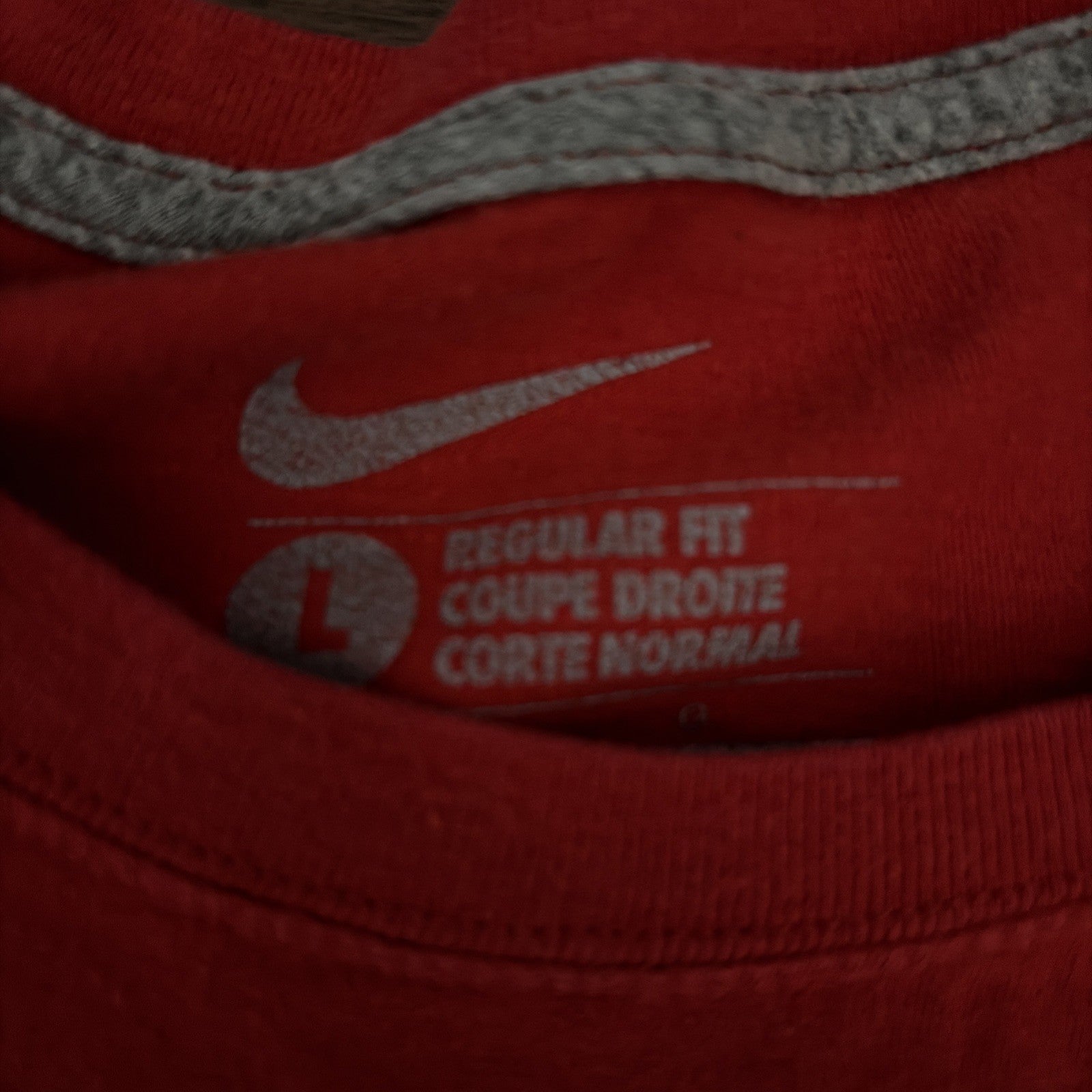 Nike Men's Size Large Cincinnati Reds Baseball Red T-Shirt MLB