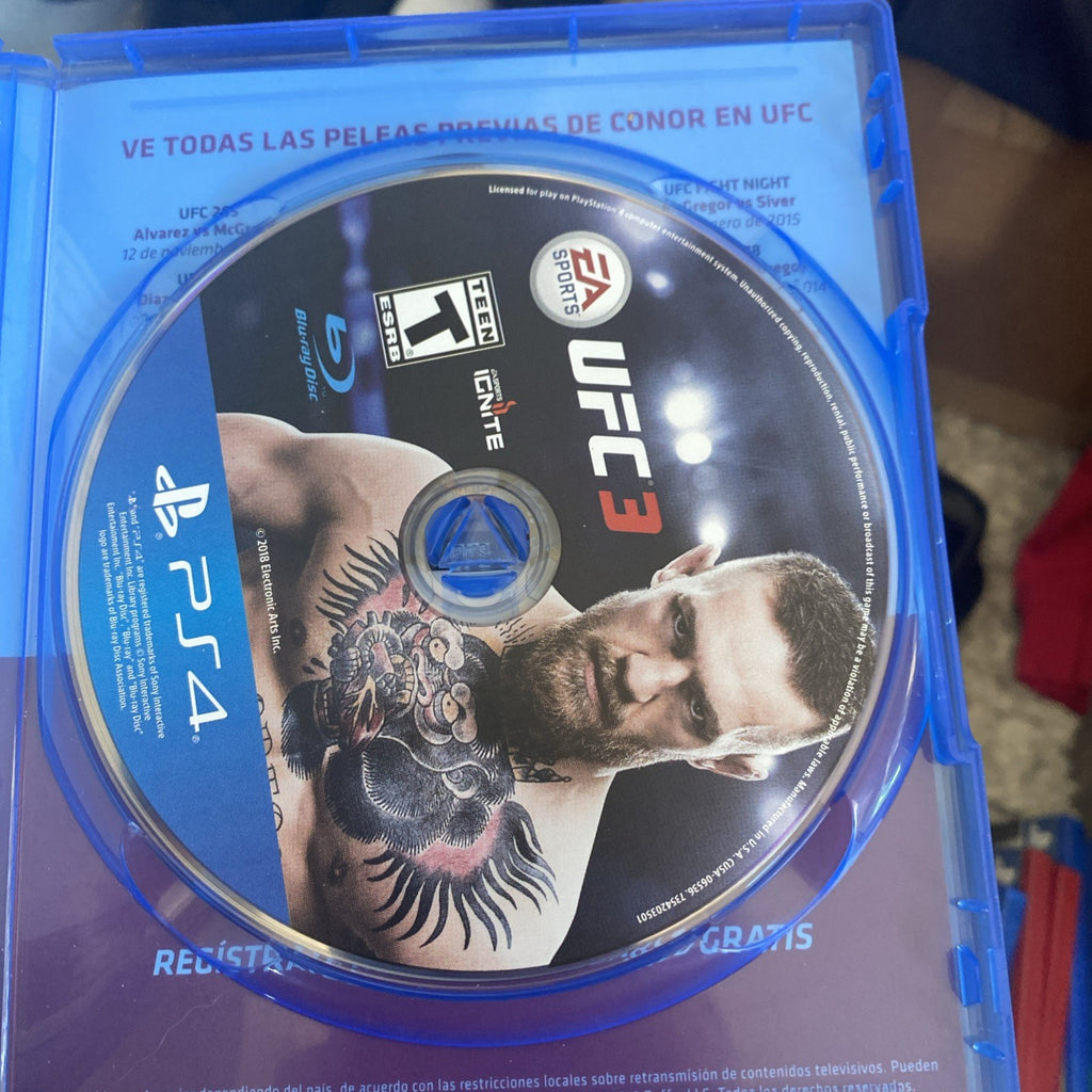 UFC 3 for Playstation 4 Free Shipping