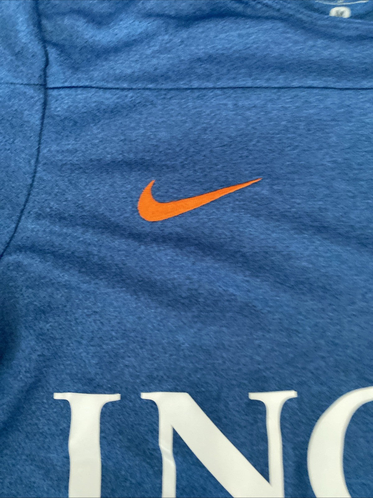 Nike Netherlands KNVB Holland Away Soccer Jersey 2014 Blue Orange Mens Medium