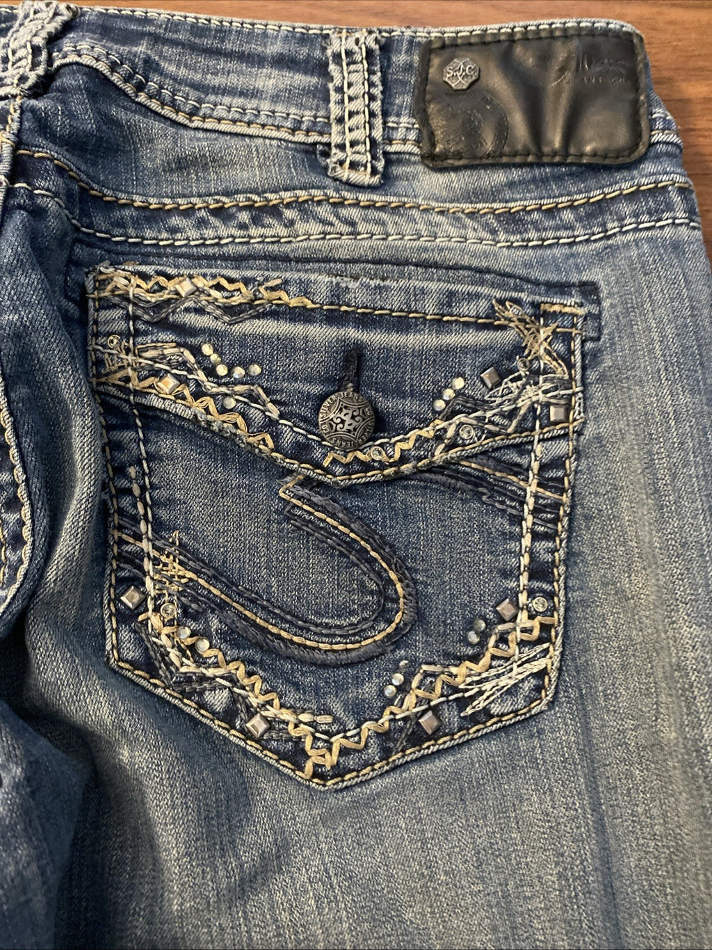 Silver Jeans Co Suki Mid Slim Boot Super Stretch W30/L33