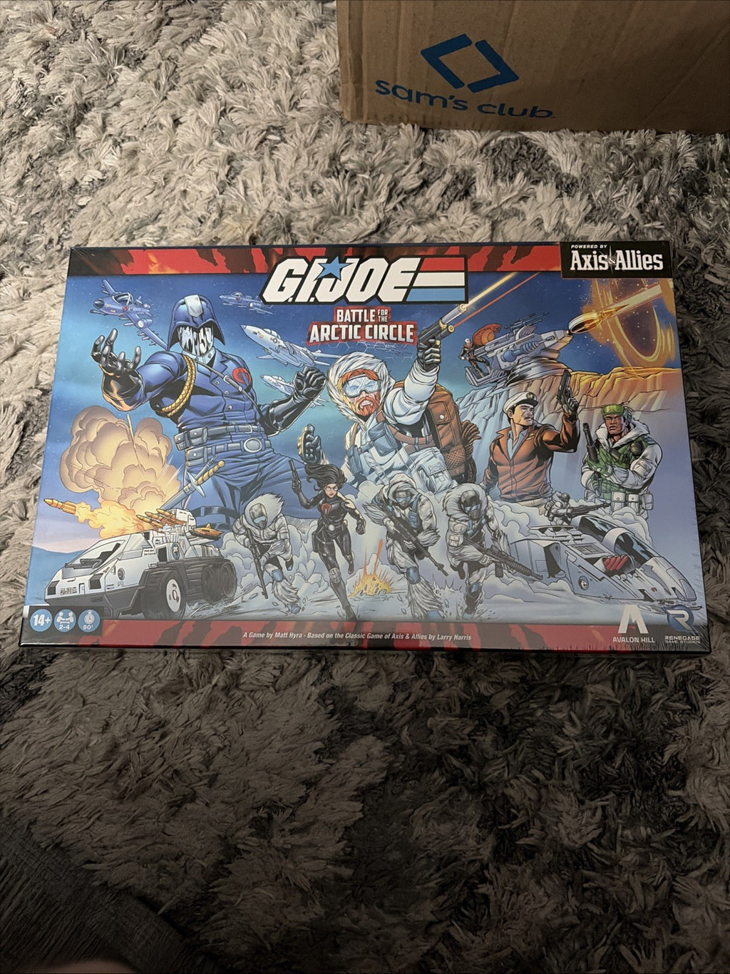 Axis & Allies G.I. Joe Battle for the Arctic Circle Board Game - New Sealed