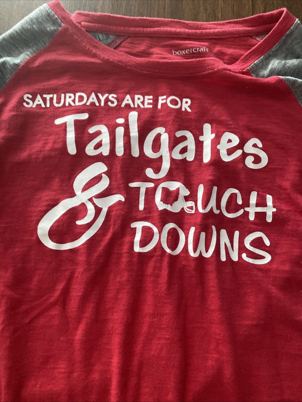 Boxer craft women’s M long sleeve Saturdays are for tailgates and touchdowns