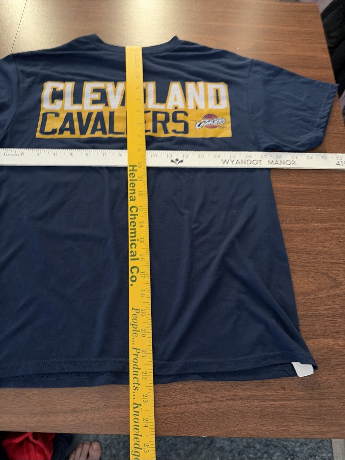 Majestic Cleveland Cavalier Youth Large Short Sleeved T-Shirt Blue 23 James