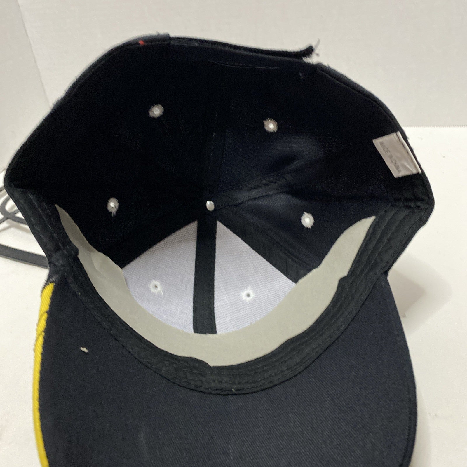 Menards Racing Nascar Hat Cap Mens Strapback Black Yellow #15 Paul Menard NWOT
