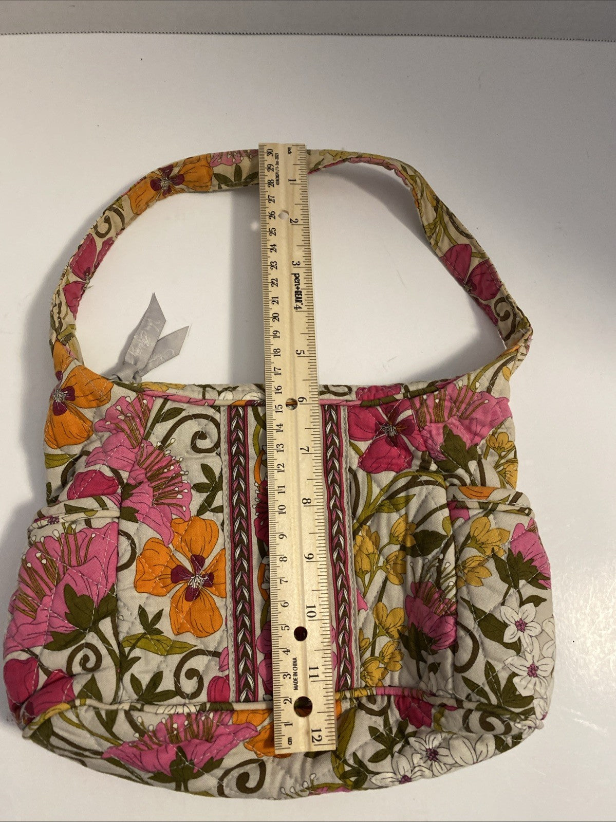 Vera Bradley Purse Pinks Orange Floral
