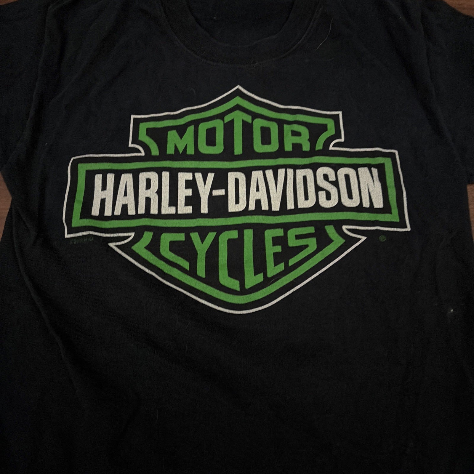 Savanna Harley-Davidson St. Patrick’s Day T-Shirt Black And Green Men’s Small