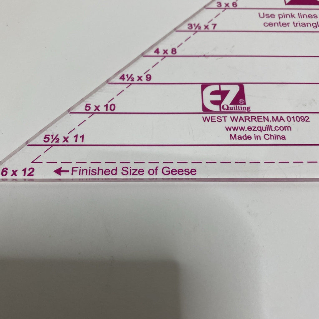 EZ Quilting Easy Star & Geese Ruler-9-1/4"X13" - 8823748
