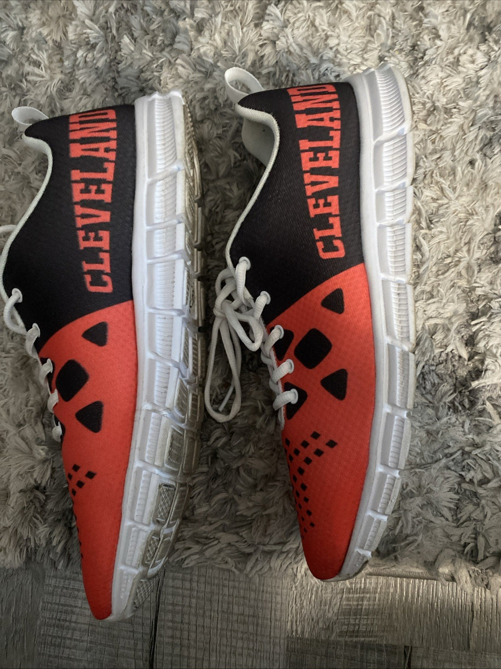 NFL Fanskiks Cleveland Browns Athletic Shoes Orange And Brown