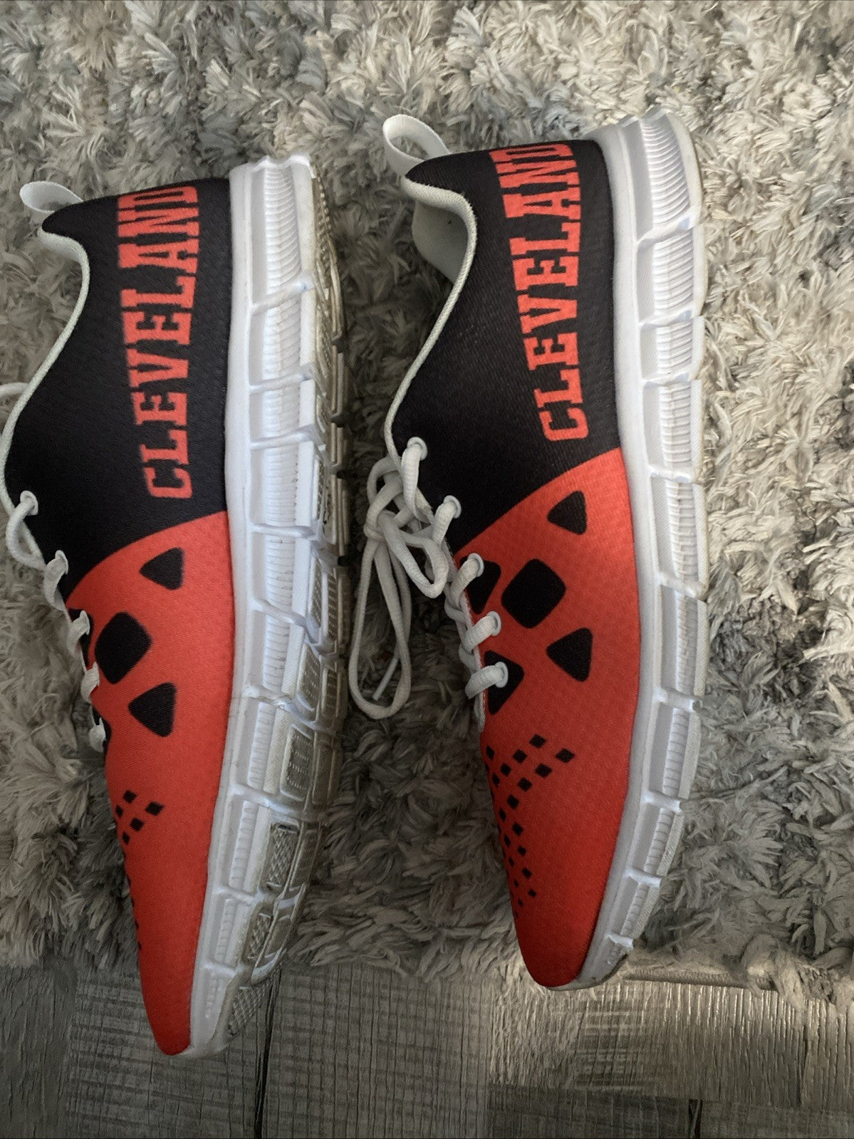 NFL Fanskiks Cleveland Browns Athletic Shoes Orange And Brown
