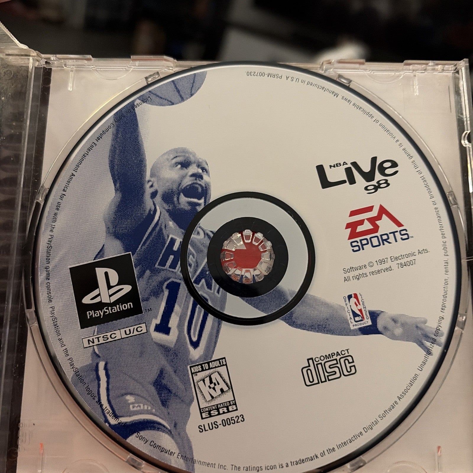 NBA Live 98 (Sony PlayStation 1, 1997) w/manual, tested working, clean
