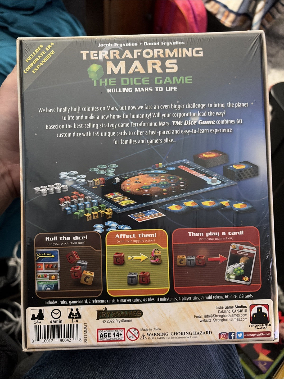 Stronghold Games Terraforming Mars: The Dice Game, for 1 to 4 Players, Ages 14+