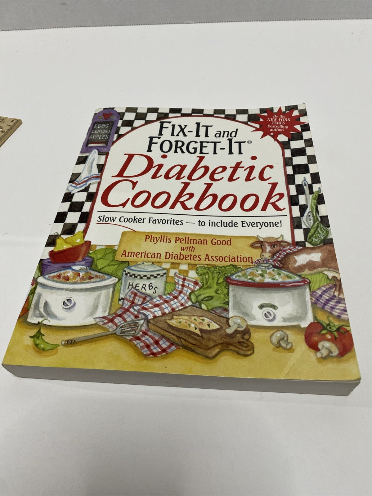 Vintage 2005 Fix-It And Forget-It Diabetic Recipes Cookbook Cook Book Cooking